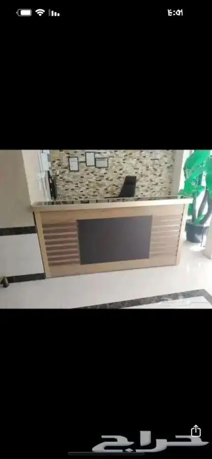 كاشيرات. طاولات عرض بترينات تفصيل خشب 5