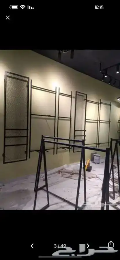 كاشيرات. طاولات عرض بترينات تفصيل خشب 2