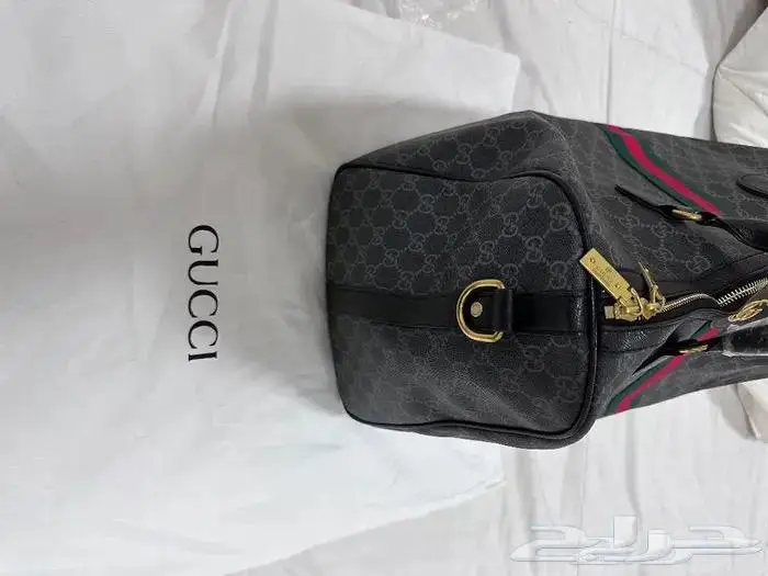 للبيع شنطة قوشي GG Black carry-on duffle 3