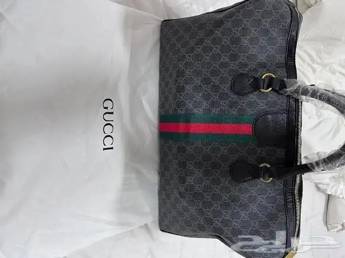 للبيع شنطة قوشي GG Black carry-on duffle 5
