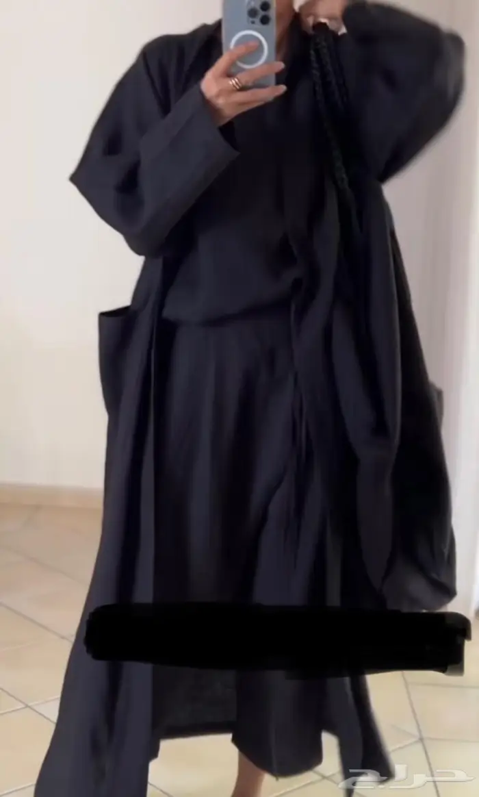 طقم جديد غير مستخدم جاكيت وبنطلون وطرحه 1