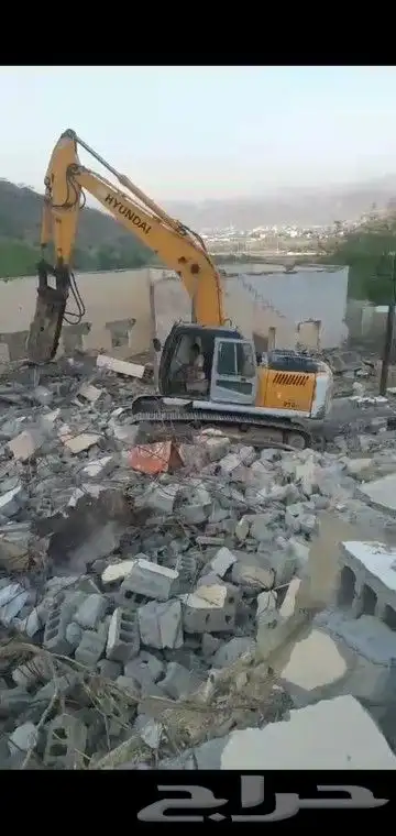 بوكلين لقص الأراضي وبناء حجر وهدم وردم 9