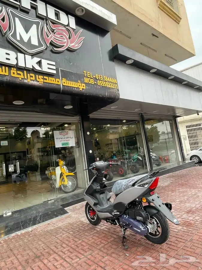 دراجة مهدي R6 جديد بطاقة جمركية يتوفر اقساط   قسط شهري 875 15