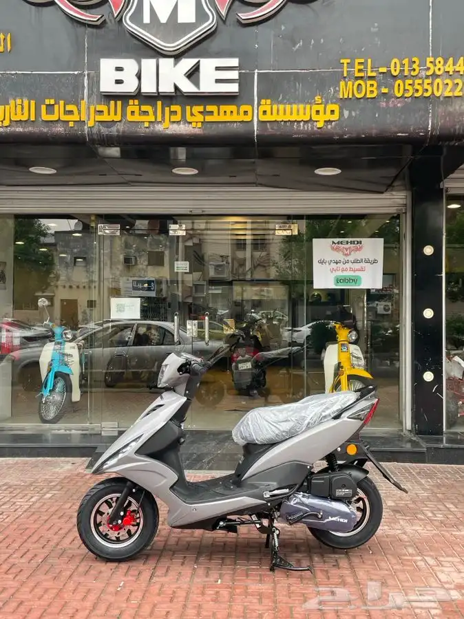 دراجة مهدي R6 جديد بطاقة جمركية يتوفر اقساط   قسط شهري 875 5