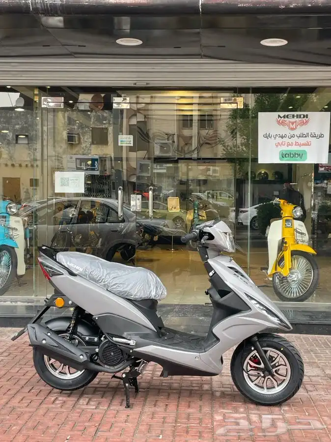دراجة مهدي R6 جديد بطاقة جمركية يتوفر اقساط   قسط شهري 875 19