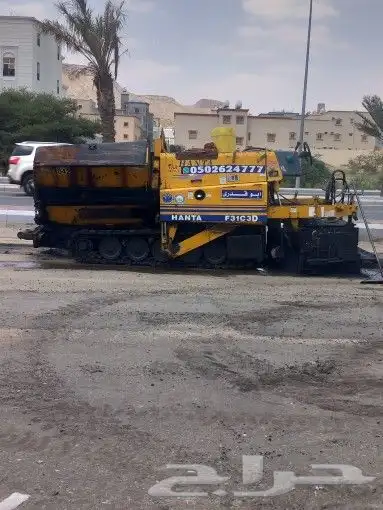 أعمال أسفلت طرق فرعيه محطات صغيره رصاصه كاويه للايجار 0