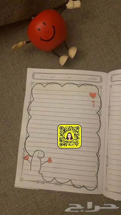 رسومات على الدفتر 5