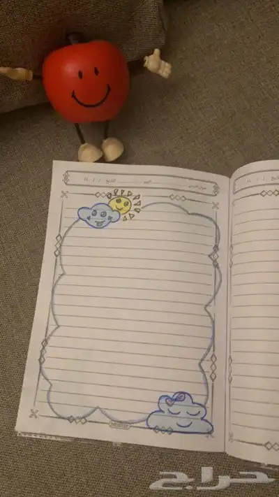 رسومات على الدفتر 2