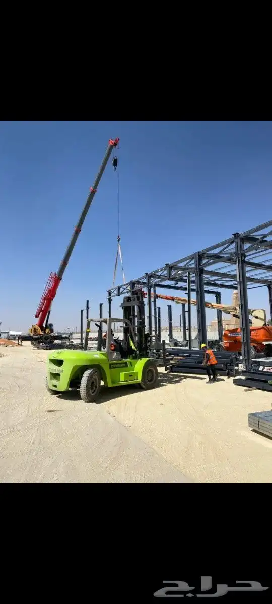 إيجار رافعات شوكيه وكرينات جميع الاحجام 8