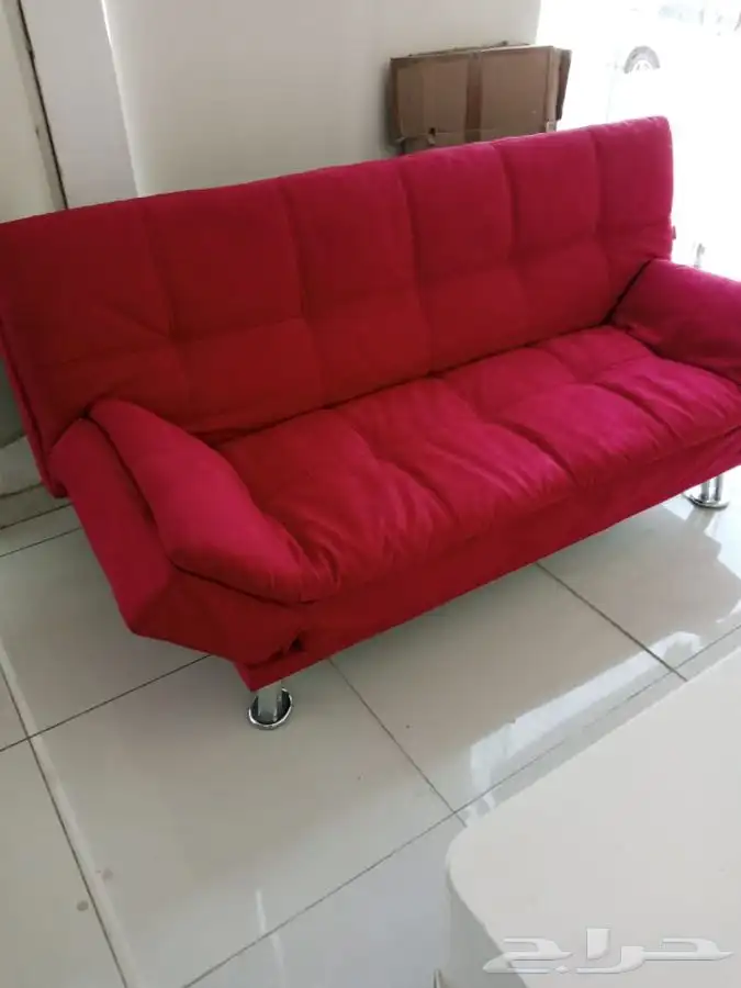 كنب يصبح سرير جديد بالكرتون 0