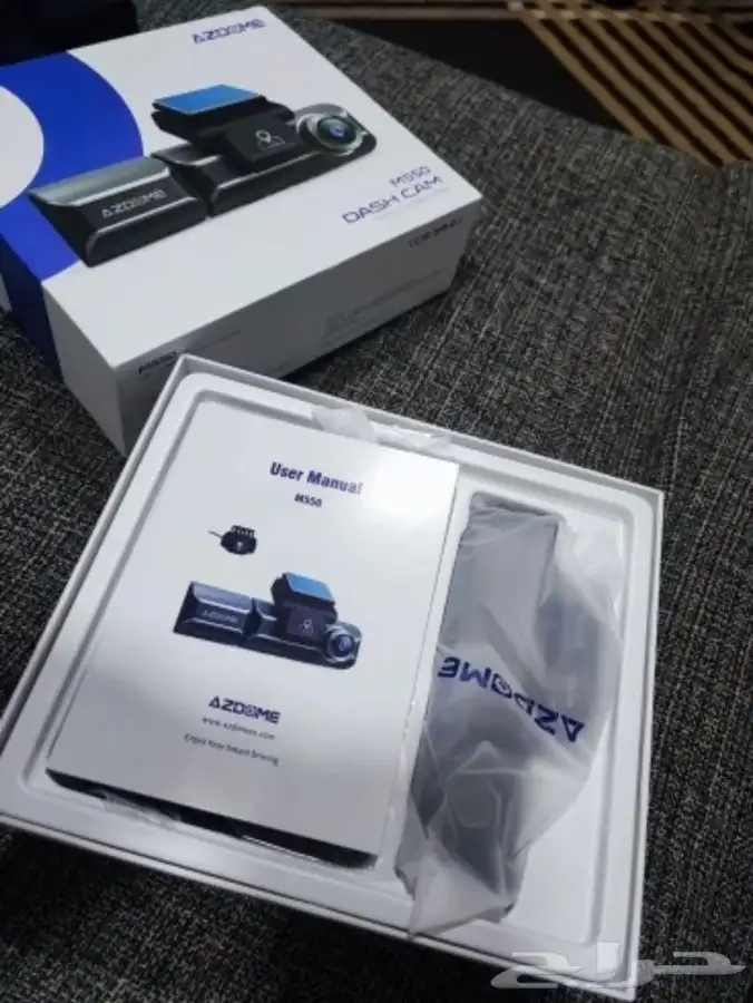 داش كام 3 قنوات امامي وخلفي وداخلي AZDOME M-550 9