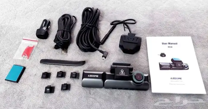 داش كام 3 قنوات امامي وخلفي وداخلي AZDOME M-550 13