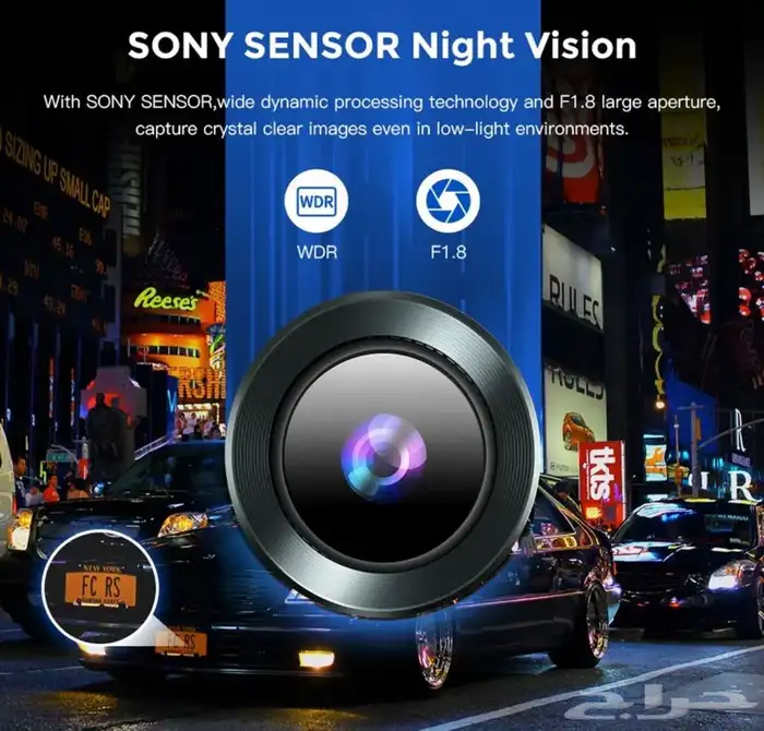 داش كام 3 قنوات امامي وخلفي وداخلي AZDOME M-550 2