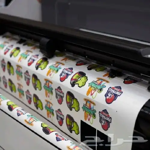 تصميم طباعة مطبوعات استيكر ورقي استيكر بلاستيك بوكس كرت ختم 3