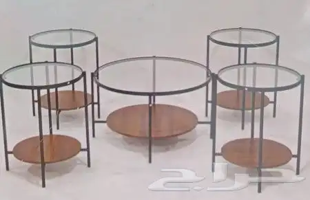 طقم طاولات قهوة 5 قطع 5