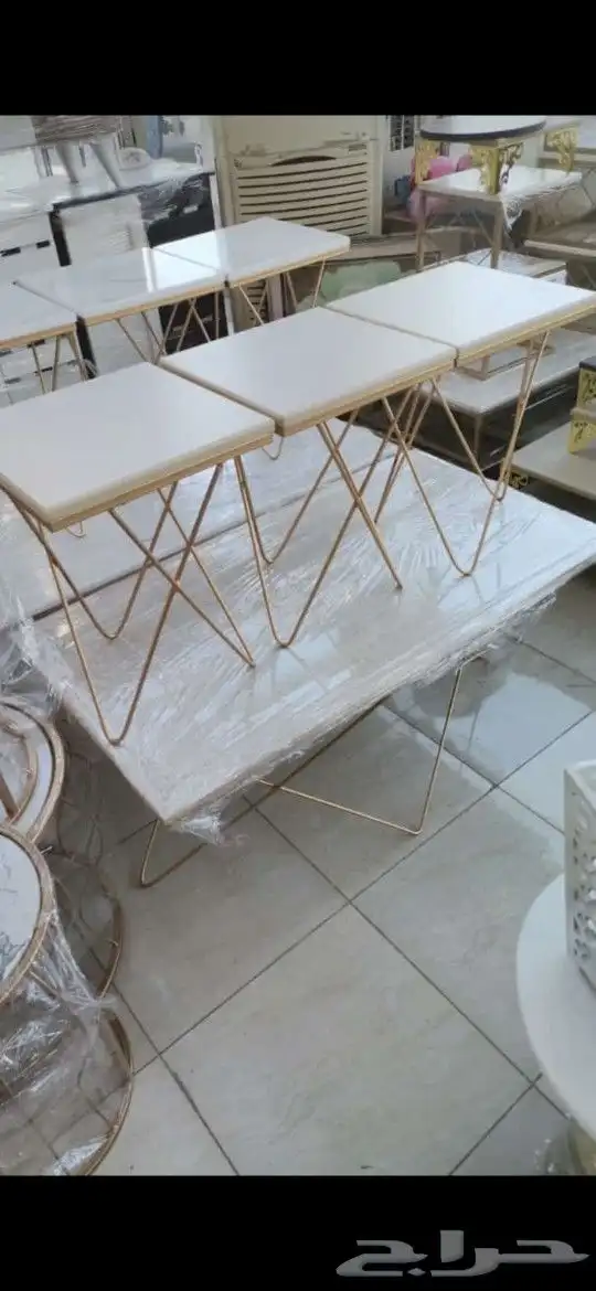 طقم طاولات قهوة 5 قطع 44