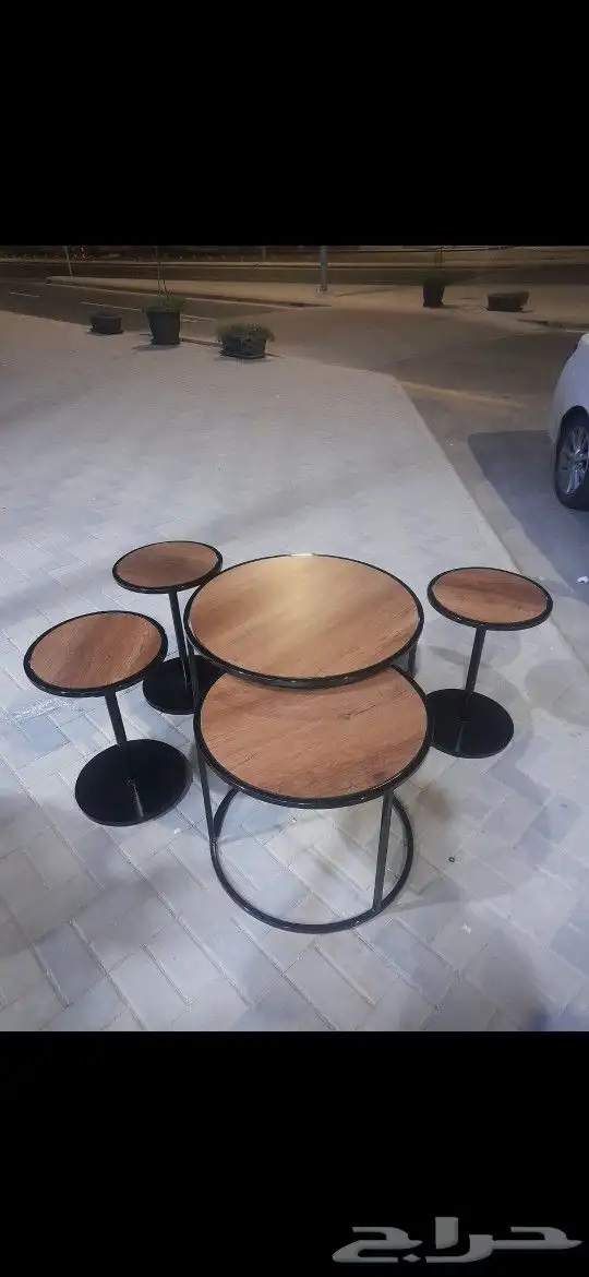 طقم طاولات قهوة 5 قطع 0