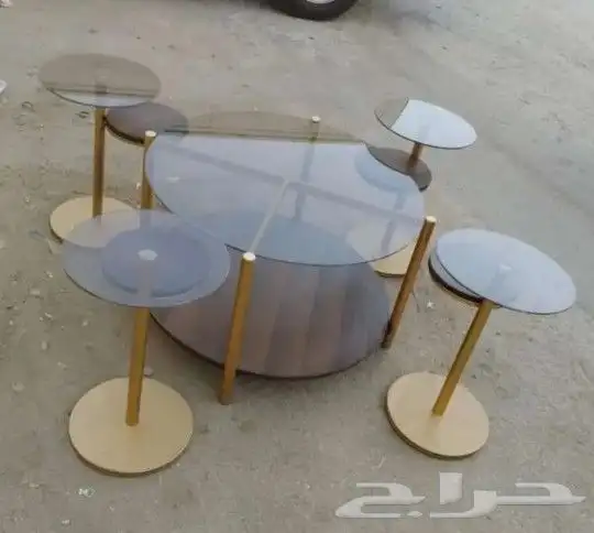 طقم طاولات قهوة 5 قطع 8