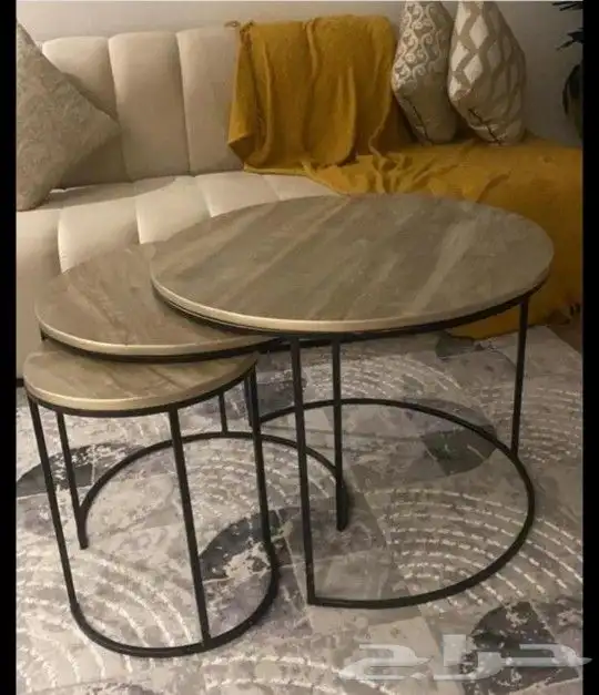 طقم طاولات قهوة 5 قطع 21