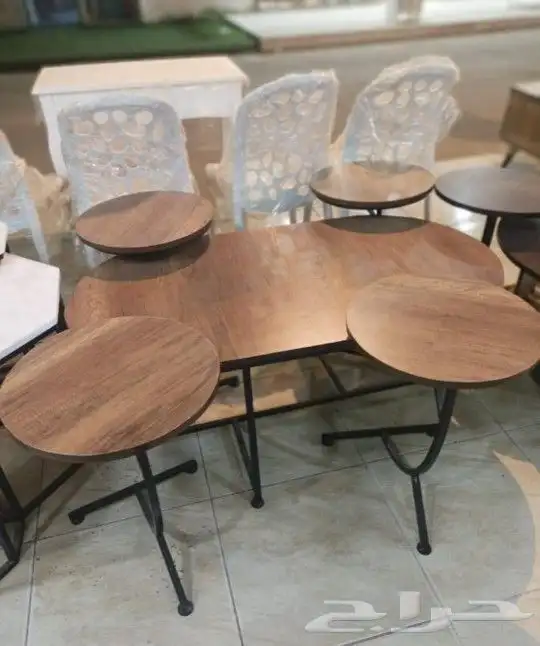 طقم طاولات قهوة 5 قطع 48