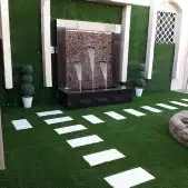 تنسيقات حدائق  تركيب شبكات الرى شلالات نوافير وزراعه العشب 0