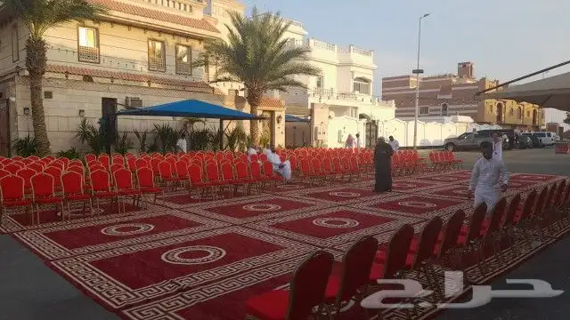 تاجير كراسي وفرشات العزاء والمناسبات لمبات عقود لمبات مراوح 7