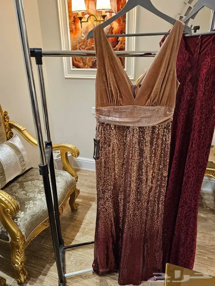 فساتين جديده للبيع القطعه 100 تصفيه 7