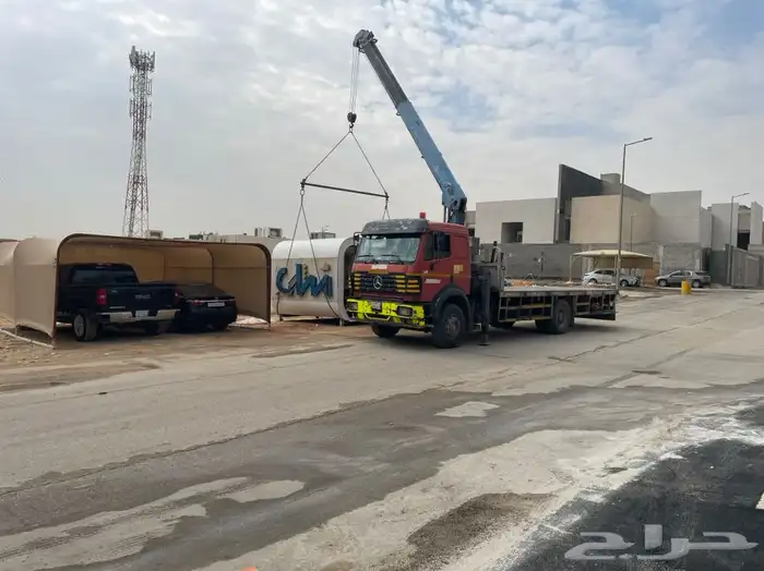 بوم تراك الايجار 10 طن كرين سطحه ونش نقل 5