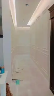 اعمال ديكورات بديل شيبورد خشب رخام فوم ورق جدار جبس إضاءة 6