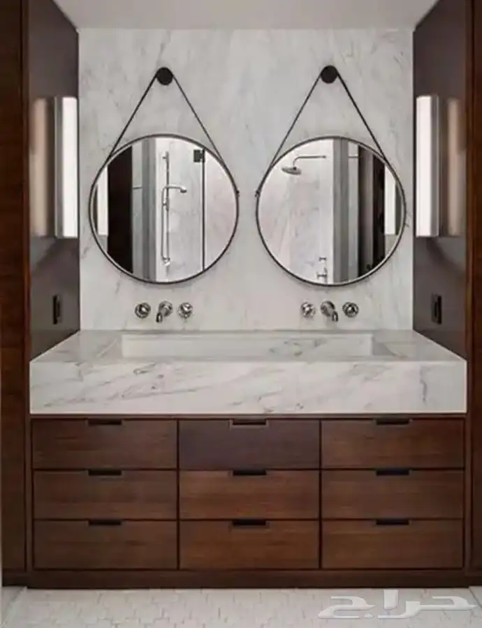 تصميم وتتفيذ مغاسل رخام طبيعي وصناعي 0
