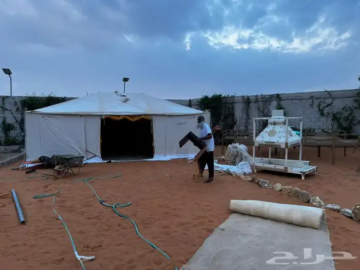 خيام ملكية صباحية خيمة الشيخة خيمة مع مقدمة خيام برية 34