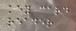 لغه برايل منيو للمطاعم و الكافيهات 1