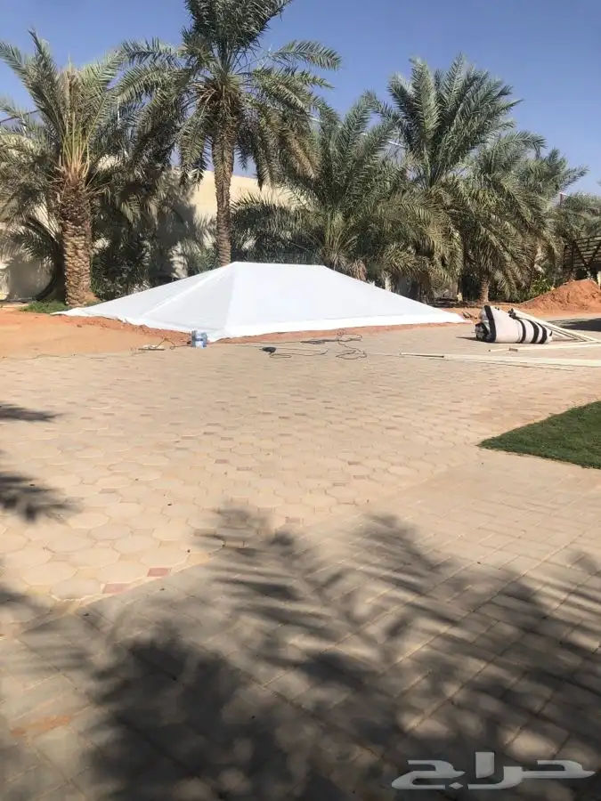 تجهيز بيوت هياكل بدون طناب سهلت فك وتركيب معزول عن مطر 7