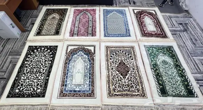 سجادات صلاة مبطن ثلاث طبقات ملمس ناعم 0