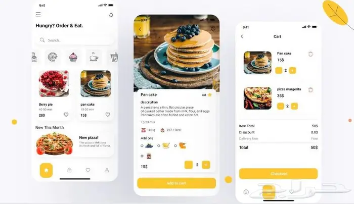 تصميم واجهة مستخدم احترافية لأيفون وأندرويد UX UI 4