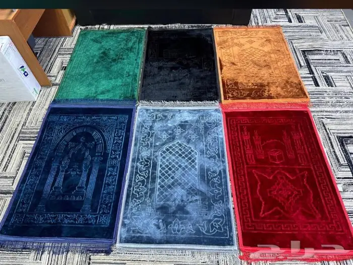 سجادات صلاة مبطن ثلاث طبقات ملمس ناعم 5