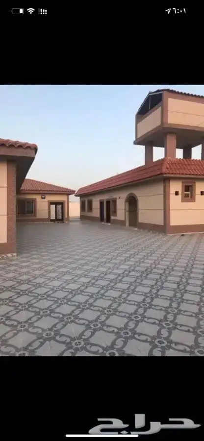 للإيجار استراحة بالمزاحمية قسمين رجال ونساء 0