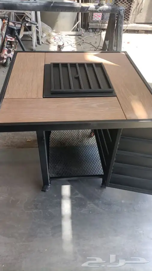 موقد مشب مشبات غاز سراميك طاولات متنقل 15