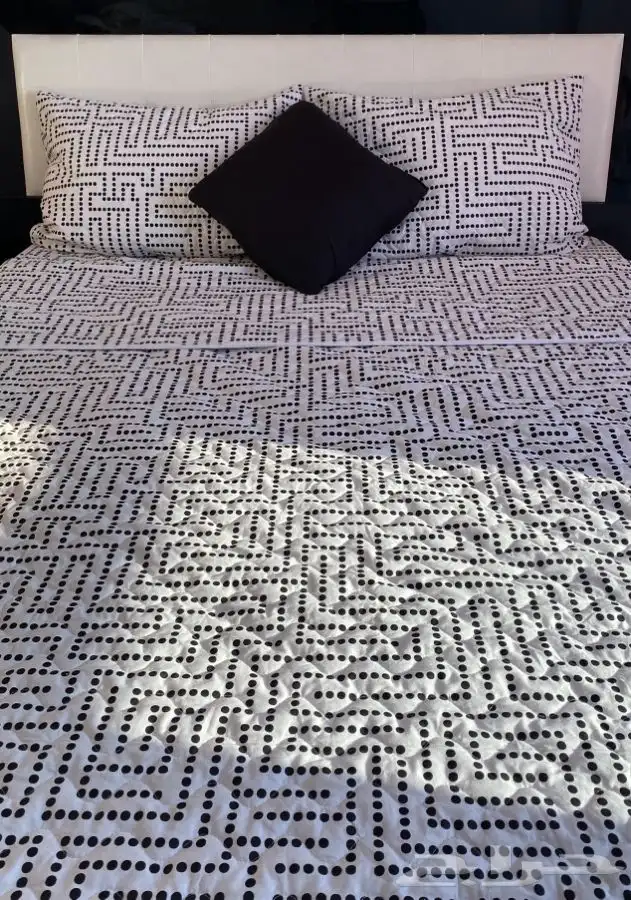 طقم مفارش اسرة قطن مضغوط 4