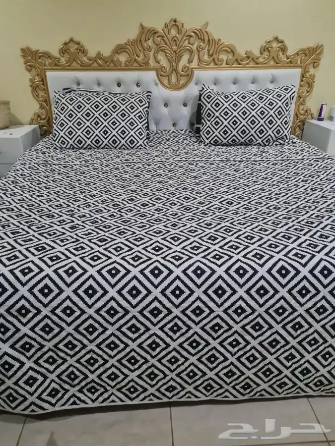 طقم مفارش اسرة قطن مضغوط 1
