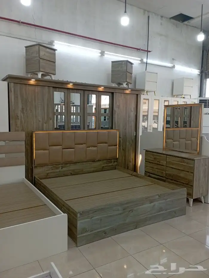 غرف نوم مزدوجة كامل 7 قطع جاهز 0