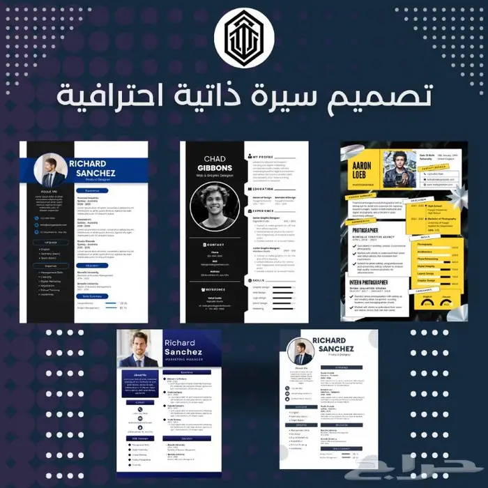 تصميم سيرة ذاتية احترافية cv 0