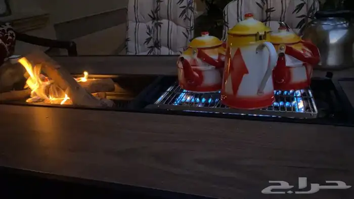 موقد مشب مشبات غاز سراميك طاولات متنقل 13