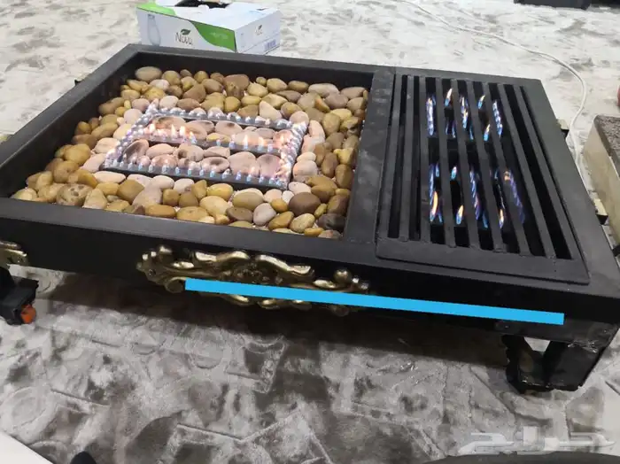 موقد مشب مشبات غاز سراميك طاولات متنقل 12