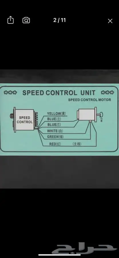 منظم سرعة المحرك 220 فولت 400 واط 3