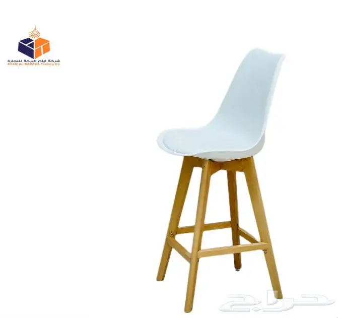 كراسي بار او مطبخ مرتفعه مديلات حديثة خامات فخمة وتس فقط 74