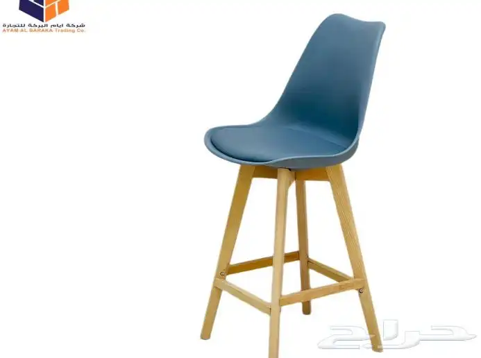 كراسي بار او مطبخ مرتفعه مديلات حديثة خامات فخمة وتس فقط 75