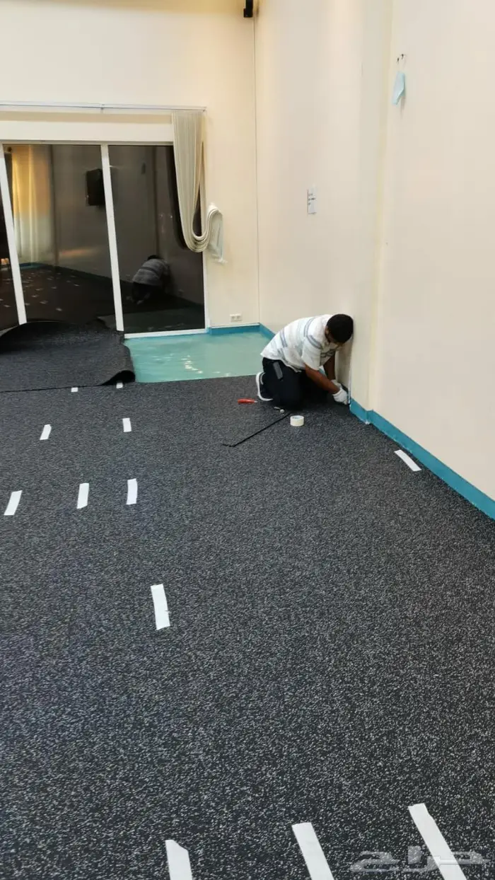 أرضيات مطاط ربر ورول بسماكه مختلفه لأرضيات الأنديه الرياضية 16