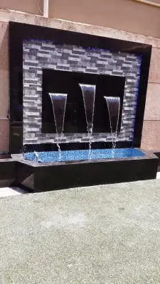 مشتل مشاتل تنسيق حدائق عشب صناعي شبكات ري شلال زرع 21