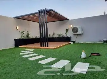 مشتل مشاتل تنسيق حدائق عشب صناعي شبكات ري شلال زرع 10